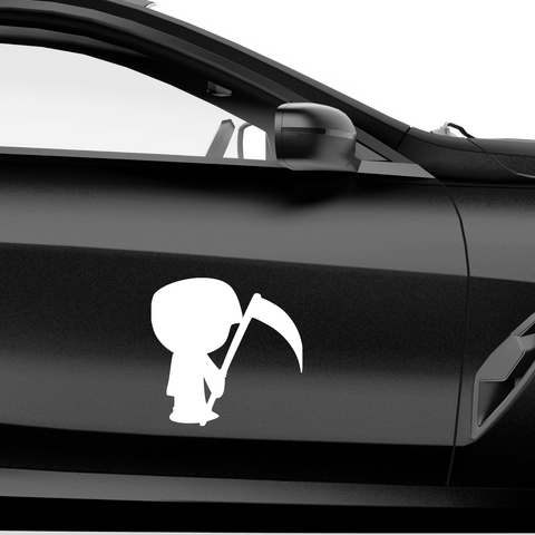 Chibi Sensenmann Aufkleber - Beispielansicht