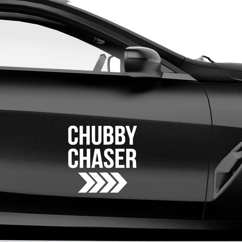 Chubby Chaser Aufkleber - Beispielansicht