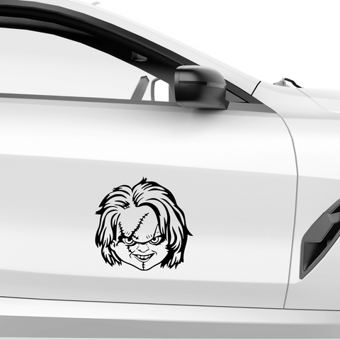 Chucky Aufkleber - Beispielansicht