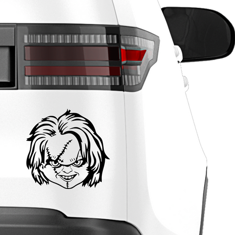 Chucky Aufkleber - Beispielansicht