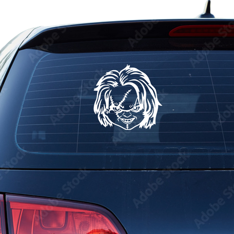 Chucky Aufkleber - Beispielansicht