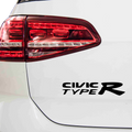 Civic Type R Schriftzug - Beispielansicht