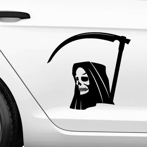 Classic Sensenmann Aufkleber - Beispielansicht