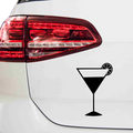Cocktailglas Aufkleber - Beispielansicht