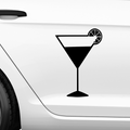 Cocktailglas Aufkleber - Beispielansicht