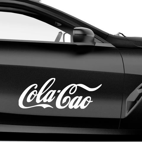 Cola Cao Coca Cola Fakelogo Aufkleber - Beispielansicht