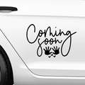 Coming soon Aufkleber - Beispielansicht