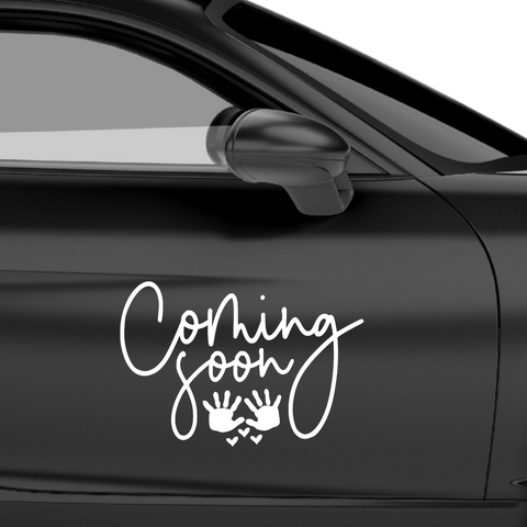 Coming soon Aufkleber - Beispielansicht