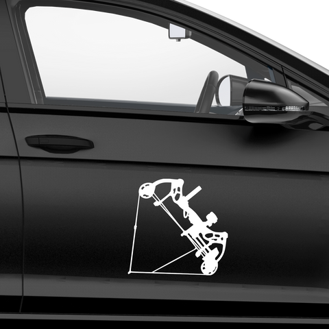 Compoundbogen Aufkleber - Beispielansicht