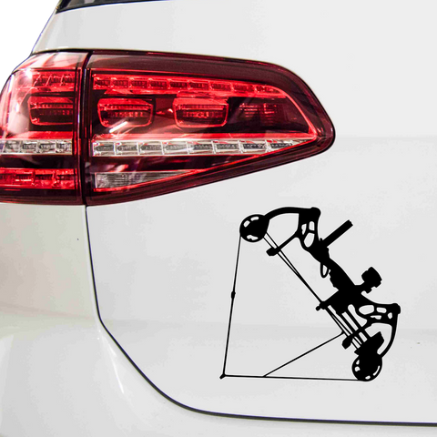 Compoundbogen Aufkleber - Beispielansicht