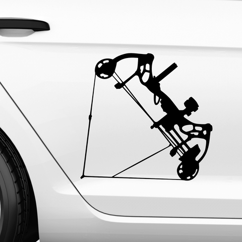 Compoundbogen Aufkleber - Beispielansicht