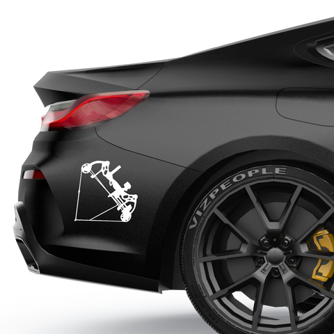 Compoundbogen Aufkleber - Beispielansicht