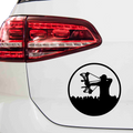 Compoundbogenschütze Aufkleber - Beispielansicht