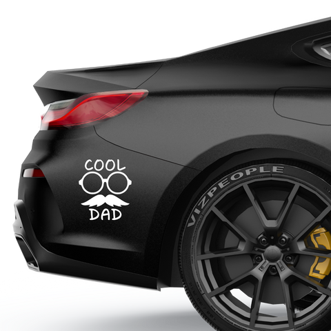 Cool Dad Aufkleber Nr 1 - Beispielansicht