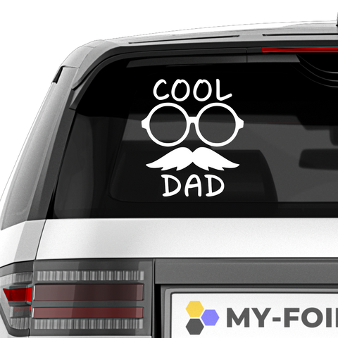 Cool Dad Aufkleber Nr 1 - Beispielansicht