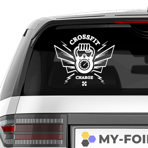 Crossfit Aufkleber - Beispielansicht