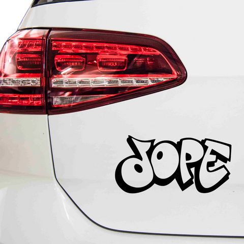 DOPE Artwork Aufkleber - Beispielansicht