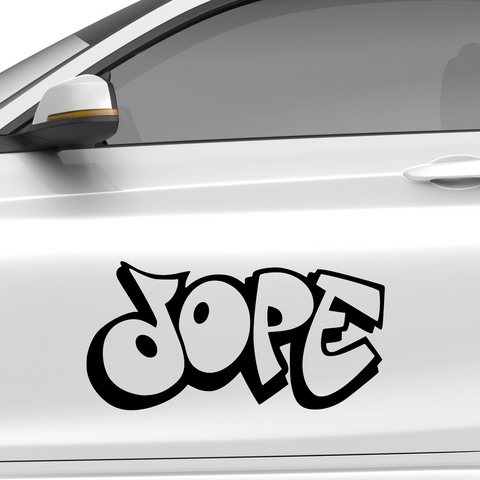DOPE Artwork Aufkleber - Beispielansicht