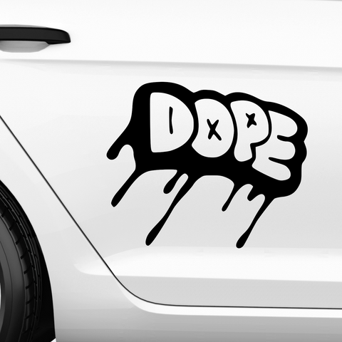 DOPE Artwork JDM Aufkleber - Beispielansicht