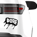 DOPE Artwork JDM Aufkleber - Beispielansicht
