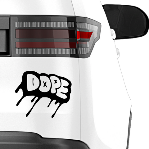 DOPE Artwork JDM Aufkleber - Beispielansicht