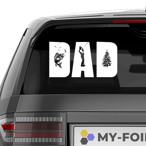 Dad Aufkleber - Beispielansicht