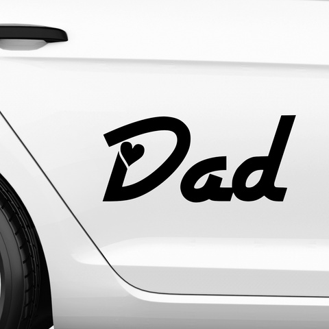 Dad Aufkleber - Beispielansicht