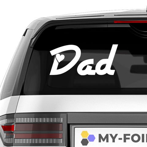 Dad Aufkleber - Beispielansicht
