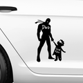 Dad and Sidekick Aufkleber - Beispielansicht