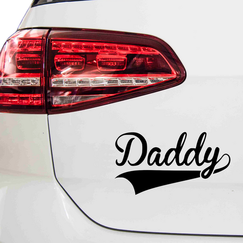 Daddy Aufkleber - Beispielansicht