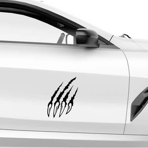 Dark Claw Scratch Aufkleber - Beispielansicht