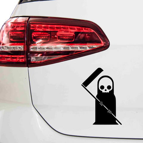 Dark Hood Sensenmann Aufkleber - Beispielansicht