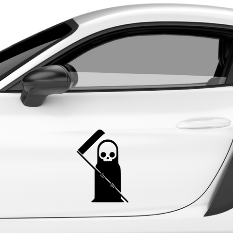 Dark Hood Sensenmann Aufkleber - Beispielansicht