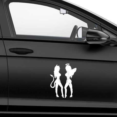 Devil and Angel Aufkleber - Beispielansicht