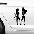 Devil and Angel Aufkleber - Beispielansicht