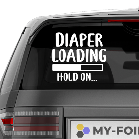 Diaper loading Aufkleber - Beispielansicht
