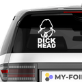 Dick Head Aufkleber - Beispielansicht