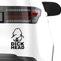 Dick Head Aufkleber - Beispielansicht