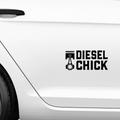 Diesel Chick Aufkleber - Beispielansicht