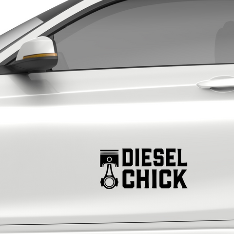 Diesel Chick Aufkleber - Beispielansicht