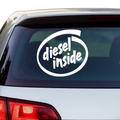 Diesel inside Aufkleber - Beispielansicht