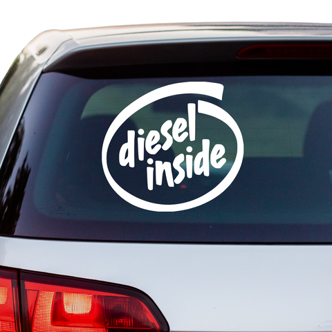 Diesel inside Aufkleber - Beispielansicht