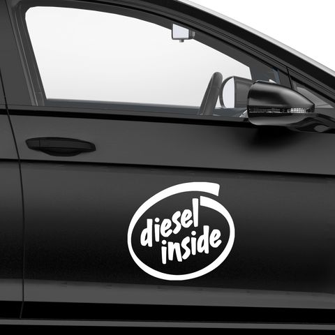 Diesel inside Aufkleber - Beispielansicht