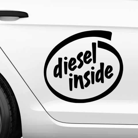 Diesel inside Aufkleber - Beispielansicht