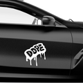 Dope Schrift JDM Aufkleber - Beispielansicht