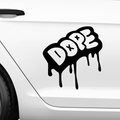 Dope Schrift JDM Aufkleber - Beispielansicht