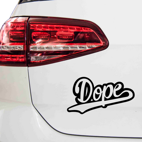 Dope Schrift Nr.1 Aufkleber - Beispielansicht