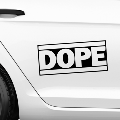 Dope Schrift Nr.3 Aufkleber - Beispielansicht