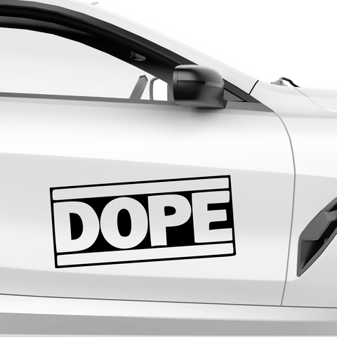 Dope Schrift Nr.3 Aufkleber - Beispielansicht