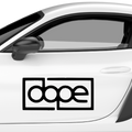 Dope Schrift Nr.5 Aufkleber - Beispielansicht